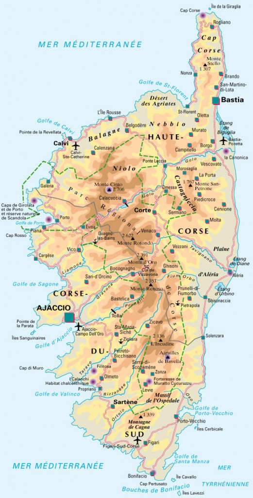 carte corse