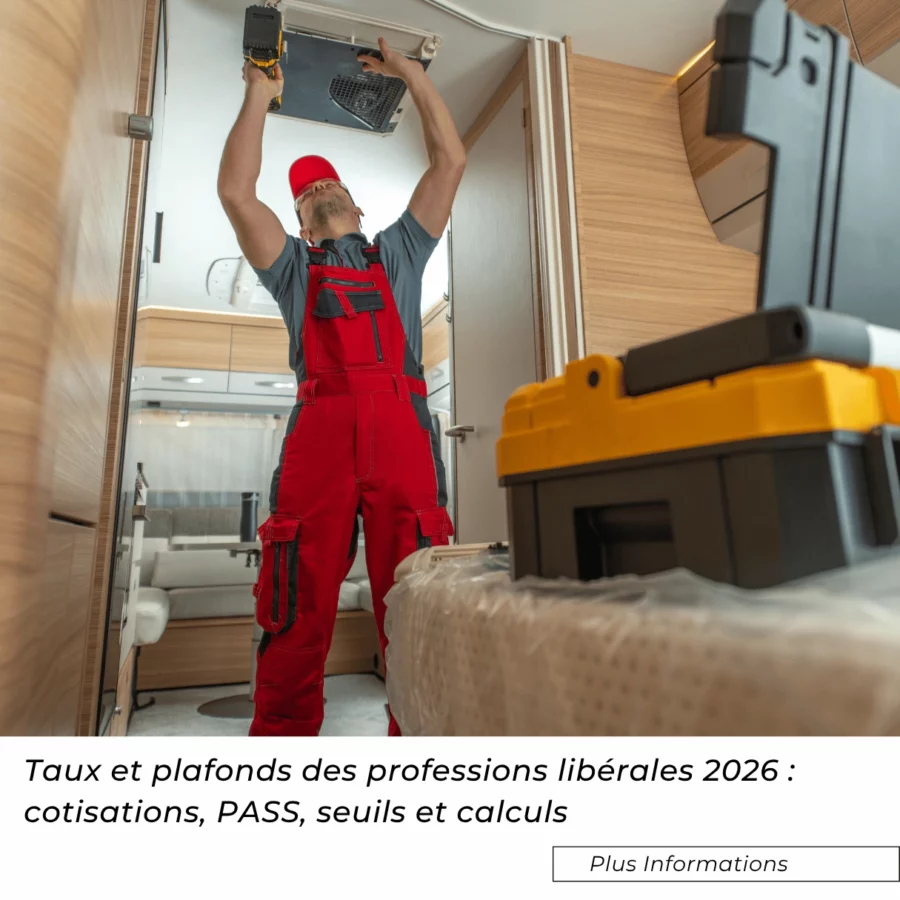Taux et plafonds des professions libérales 2026 cotisations, PASS, seuils et calculs