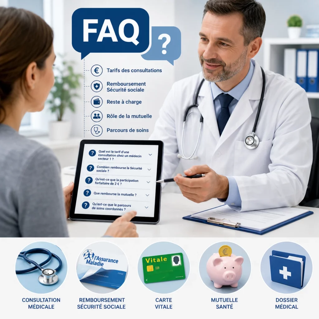 Tarifs et remboursements d’un médecin en secteur 1 : ce qu’il faut comprendre en 2026 5 FAQ IG