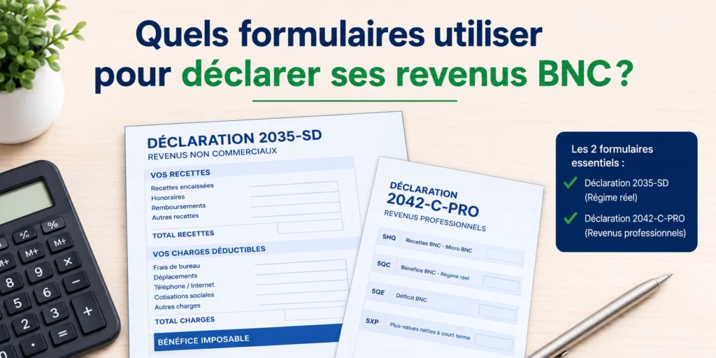 Quels formulaires utiliser pour déclarer ses revenus BNC