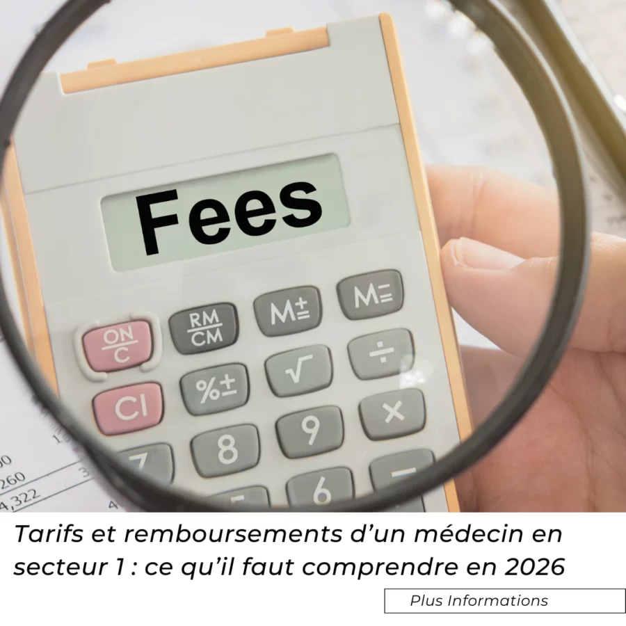 Tarifs et remboursements d’un médecin en secteur 1 : ce qu’il faut comprendre en 2026 2 Tarifs et remboursements d’un médecin en secteur 1 : ce qu’il faut comprendre en 2026