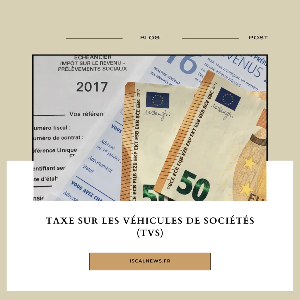 Taxe sur les véhicules de sociétés (TVS) 4 Taxe sur les véhicules de sociétés (TVS)