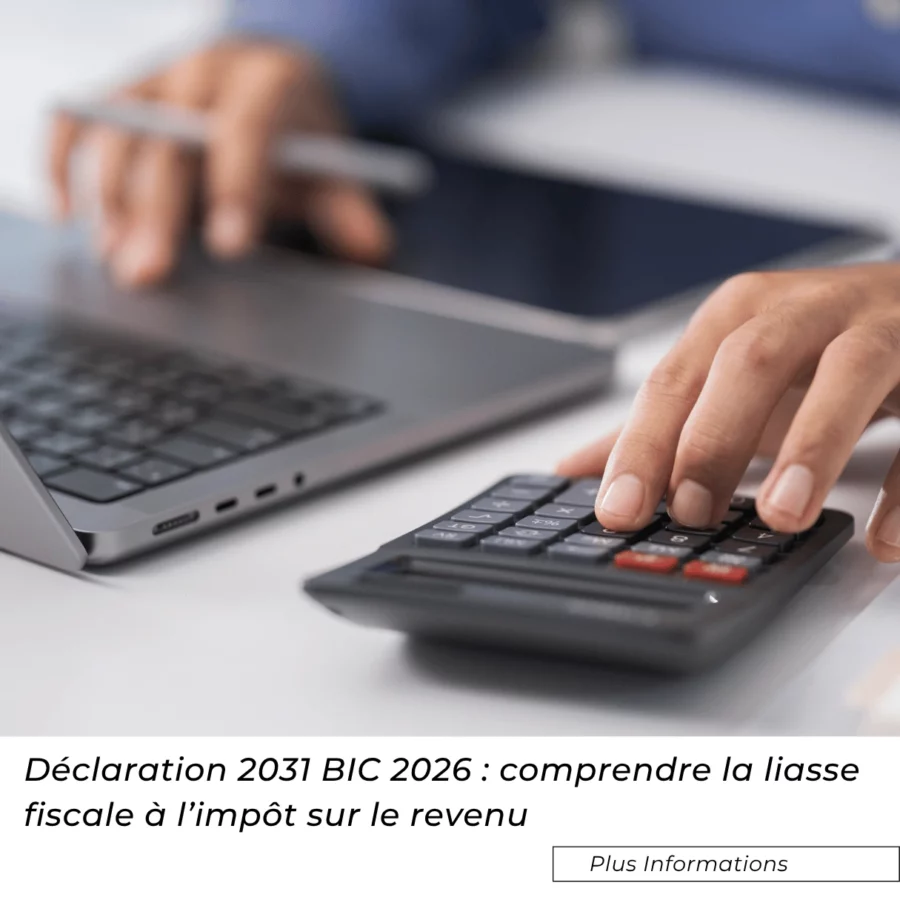 Déclaration 2031 BIC 2026 à l’impôt sur le revenu