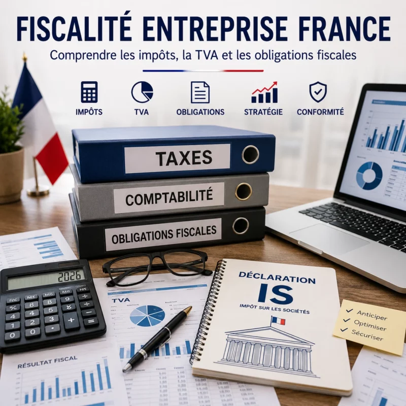 Fiscalité entreprise France : comprendre les impôts, la TVA et les obligations fiscales des sociétés en 2026