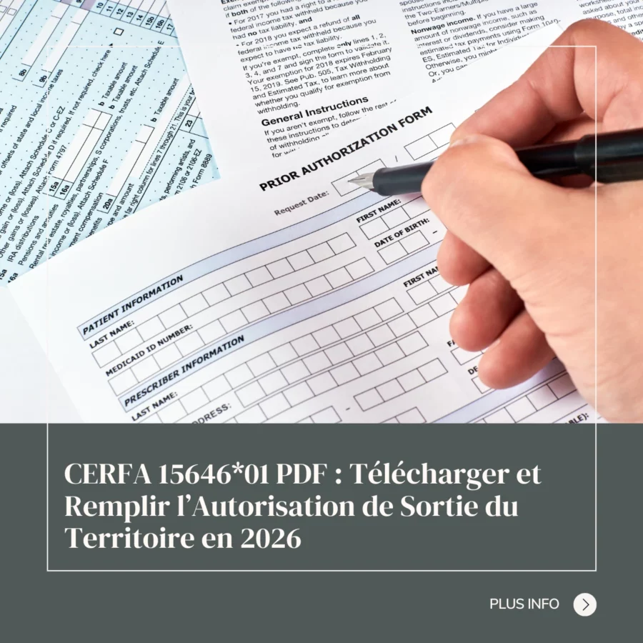 CERFA 15646*01 PDF : Télécharger et Remplir l’Autorisation de Sortie du Territoire en 2026 2 CERFA 15646*01 PDF : Télécharger et Remplir l’Autorisation de Sortie du Territoire en 2026