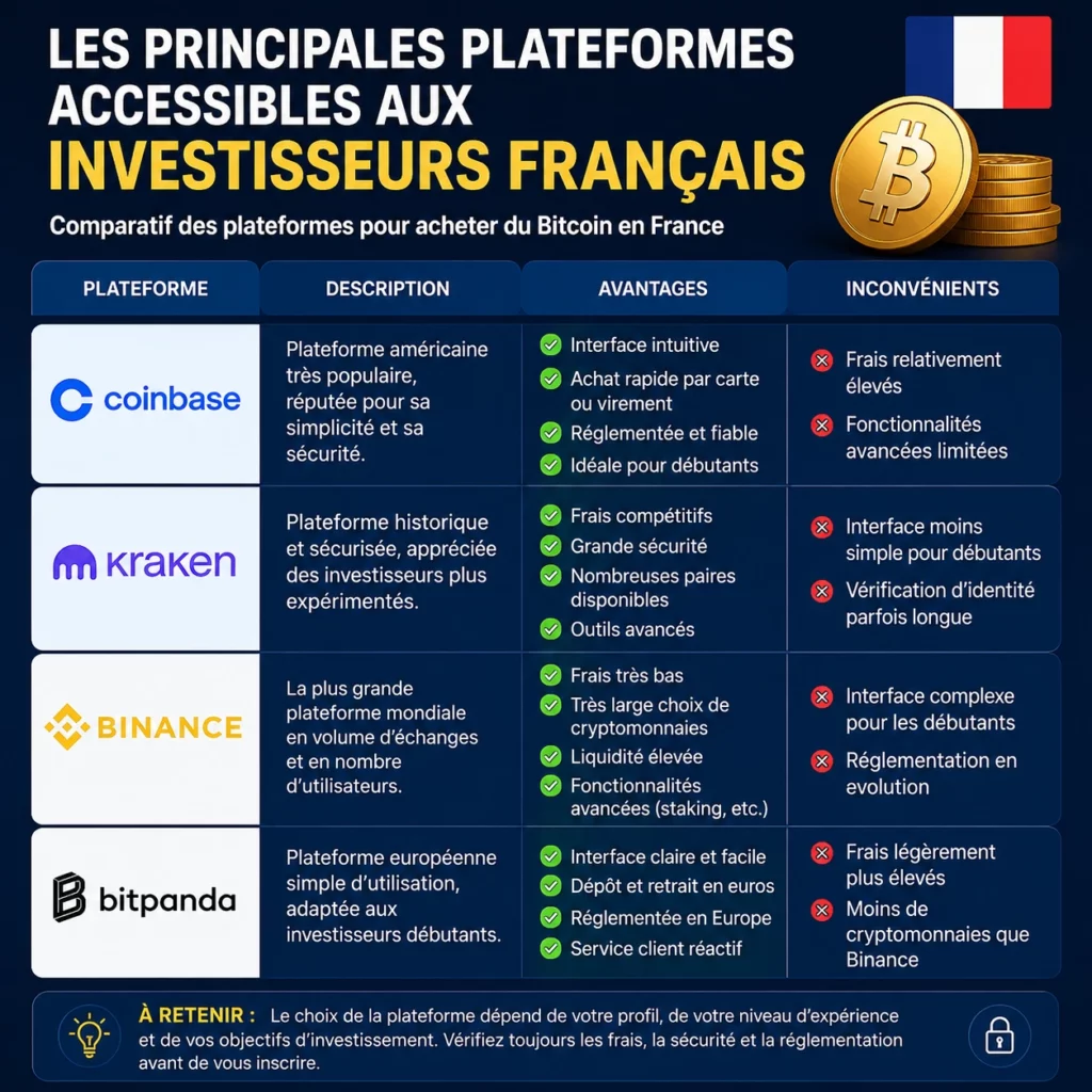 Comment Acheter du Bitcoin en France : Guide 2026 sur l’Achat, la Fiscalité et la Sécurité 4 Comparatif des plateformes crypto pour Français