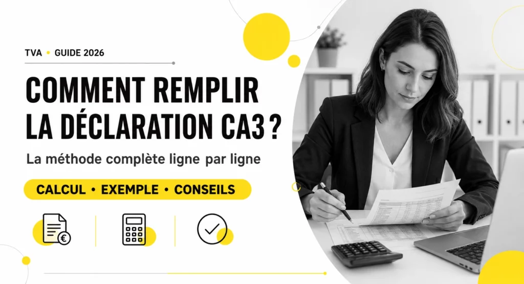Comment remplir la déclaration CA3 en 2026  Guide ligne par ligne