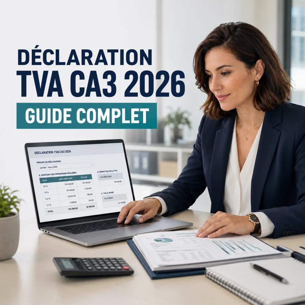 Déclaration TVA CA3 2026 pour la remplir sans erreur Déclaration TVA CA3 2026 guide pour la remplir sans erreur
